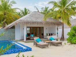 beach suite with pool cocoon maldives