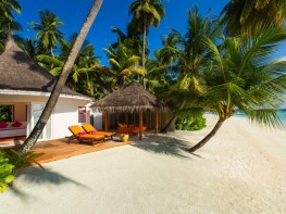 deluxe beach villa at sun aqua vilu reef resort maldives